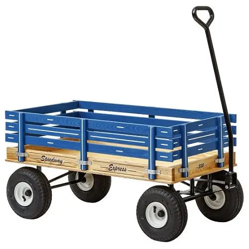 22″ X 40″ (Blue) 500 Speedway Express Hd Wagon W/ Side Racks 1000 # 1
