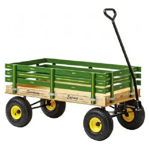 22″ X 40″ (Green) 500 Speedway Express Hd Wagon W/ Side Racks 1000 # 1