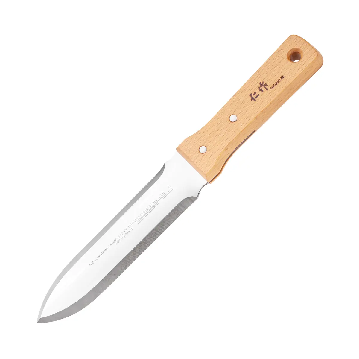 Nisaku Njp640 Hori Hori Ryohbagata Japanese Stainless Steel Weeding Knife, 7.25-Inch Blade 1