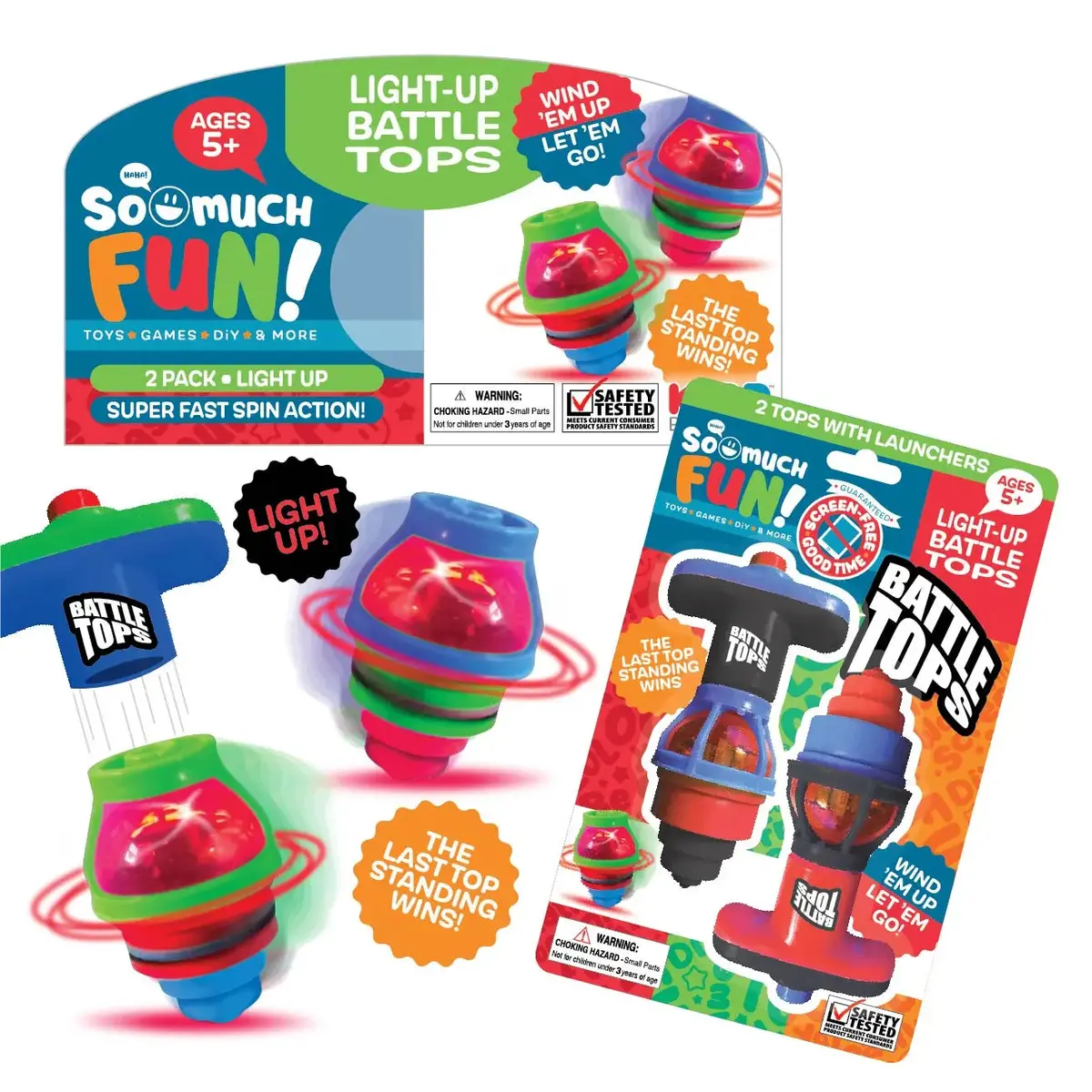 Light-Up Battle Tops 2-Pack - 12 Sets Per Pack 23220 1