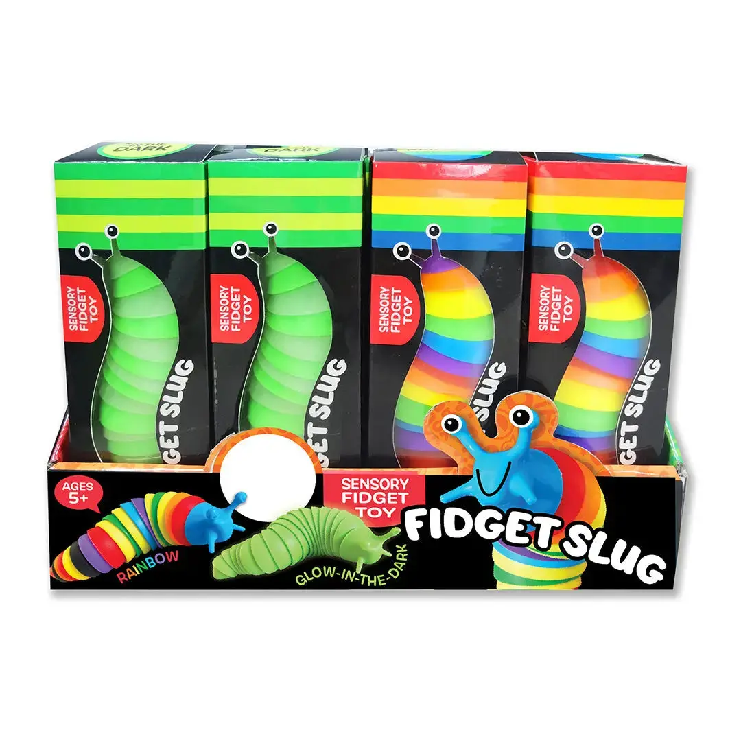 Fidget Sensory Slug Toy - 12 Pieces Per Retail Ready Display 23243 1