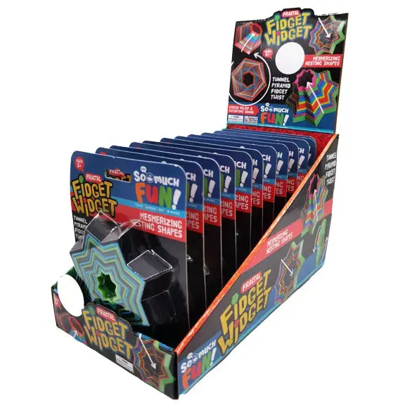Fidget Fractal Widget Toy - 12 Pieces Per Retail Ready Display 23267 1