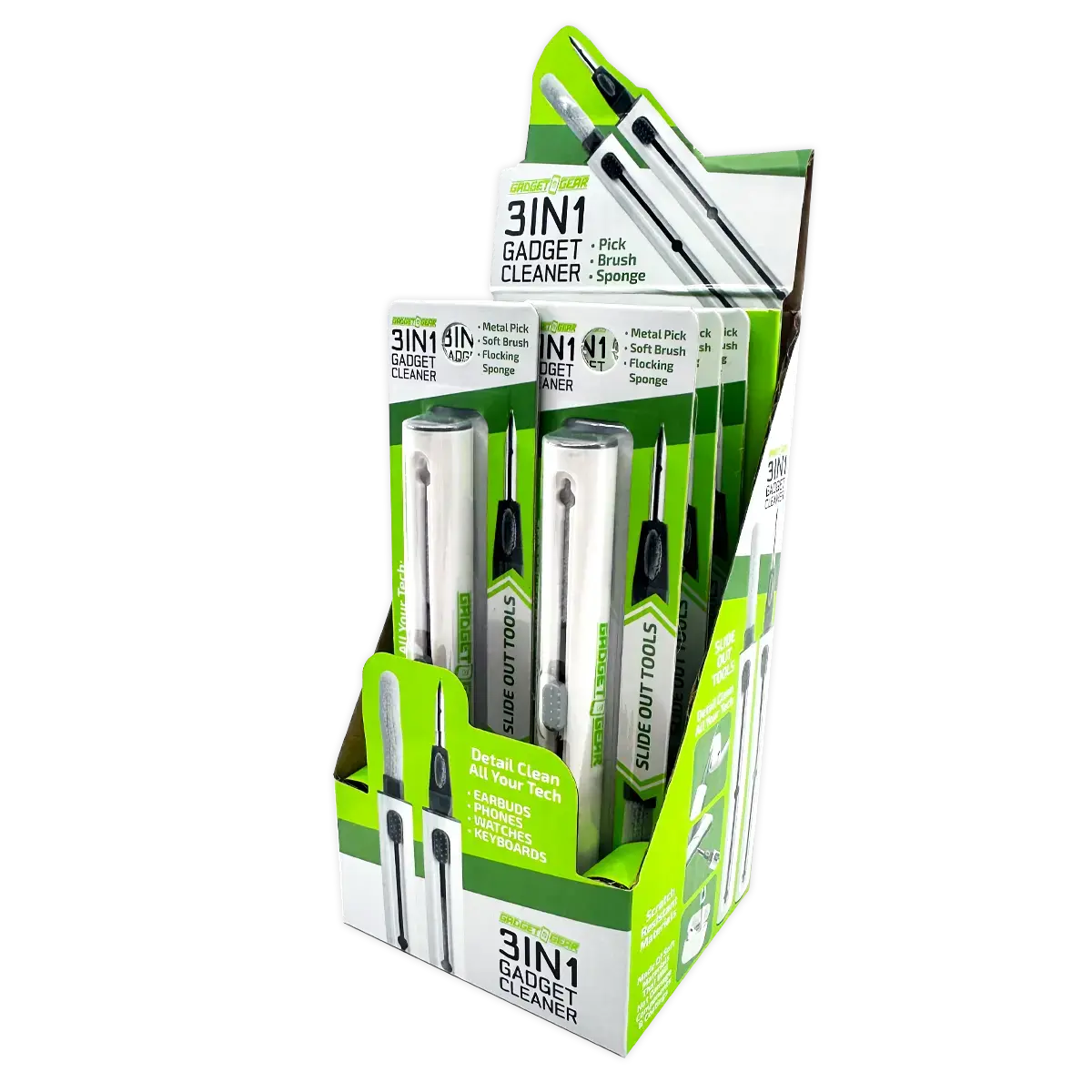 Tech Cleaner 3 In 1 Tool - 6 Pieces Per Retail Ready Display 23292 1