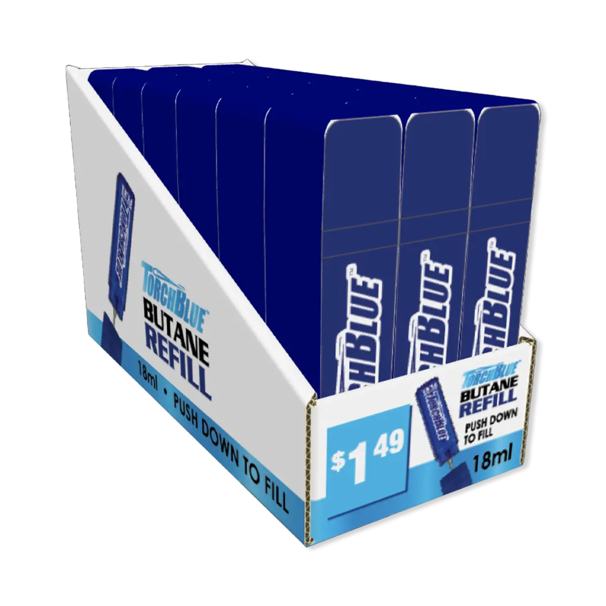 18Ml Bulk Butane Refill - 18 Pieces Per Retail Ready Display 23363 1