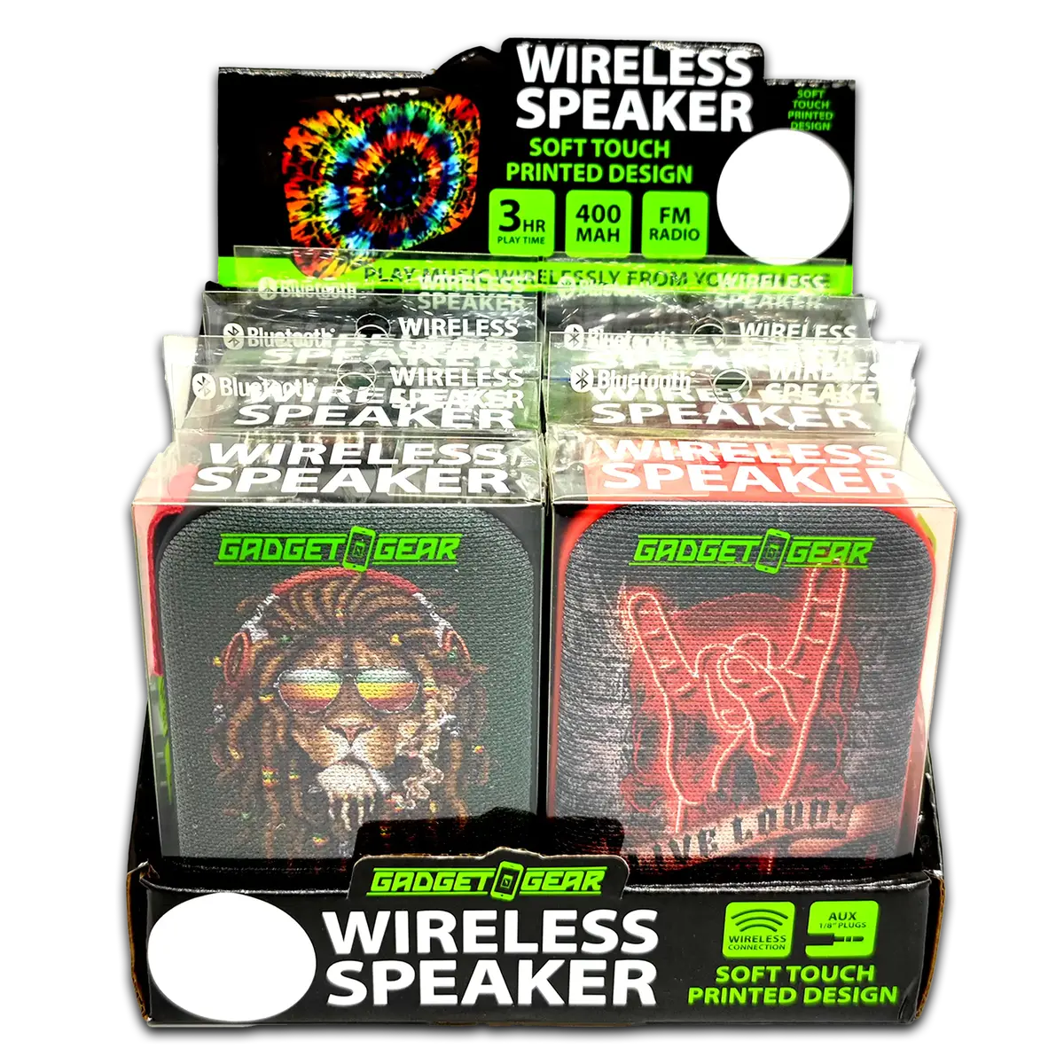Wireless Speaker With Fm Radio - 6 Pieces Per Retail Ready Display 23548 2