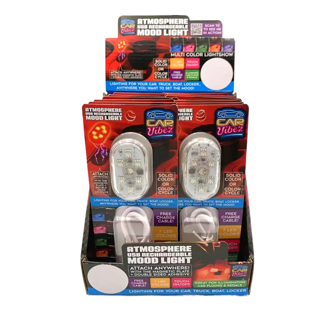 Mood Light Magnetic Lamp With Charging Cable - 12 Pieces Per Retail Ready Display 23576 2