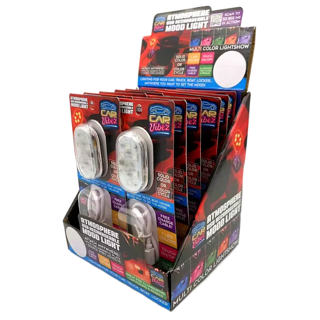 Mood Light Magnetic Lamp With Charging Cable - 12 Pieces Per Retail Ready Display 23576 1