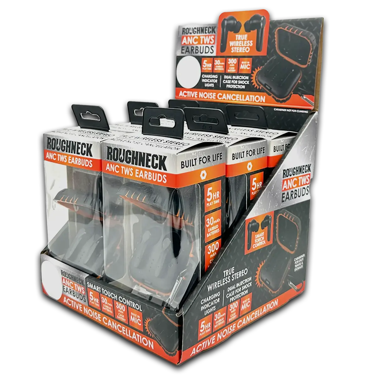 Wireless Earbuds With Heavy Duty Case - 6 Pieces Per Retail Ready Display 23695 1