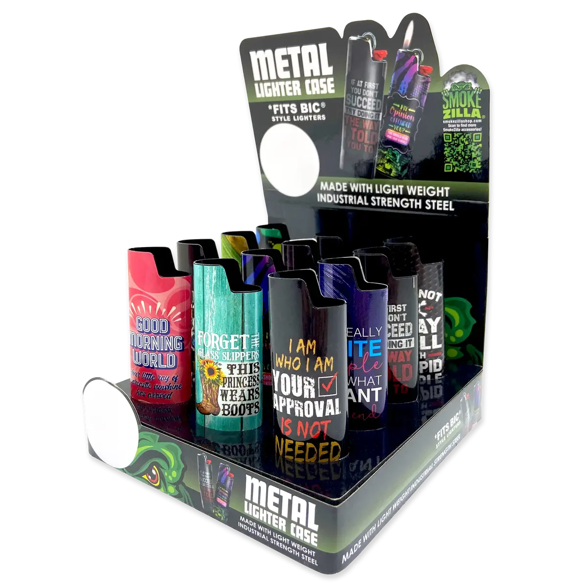 Metal Lighter Case - 12 Pieces Per Retail Ready Display 23785 1