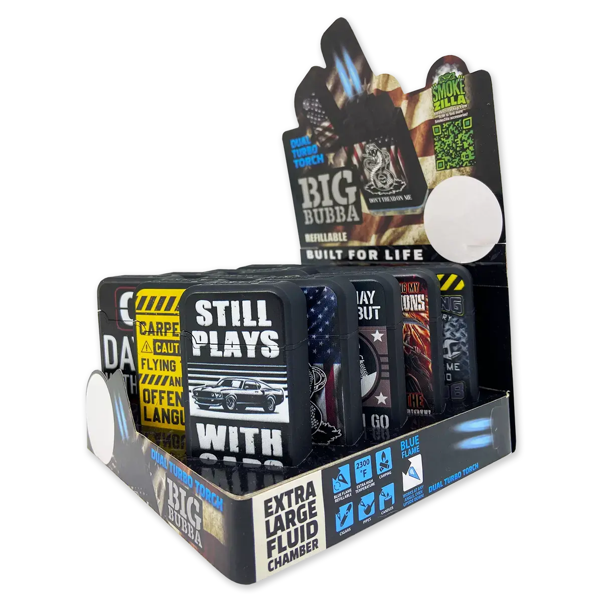 Big Bubba Dual Torch Lighter - 15 Pieces Per Retail Ready Display 23821 1