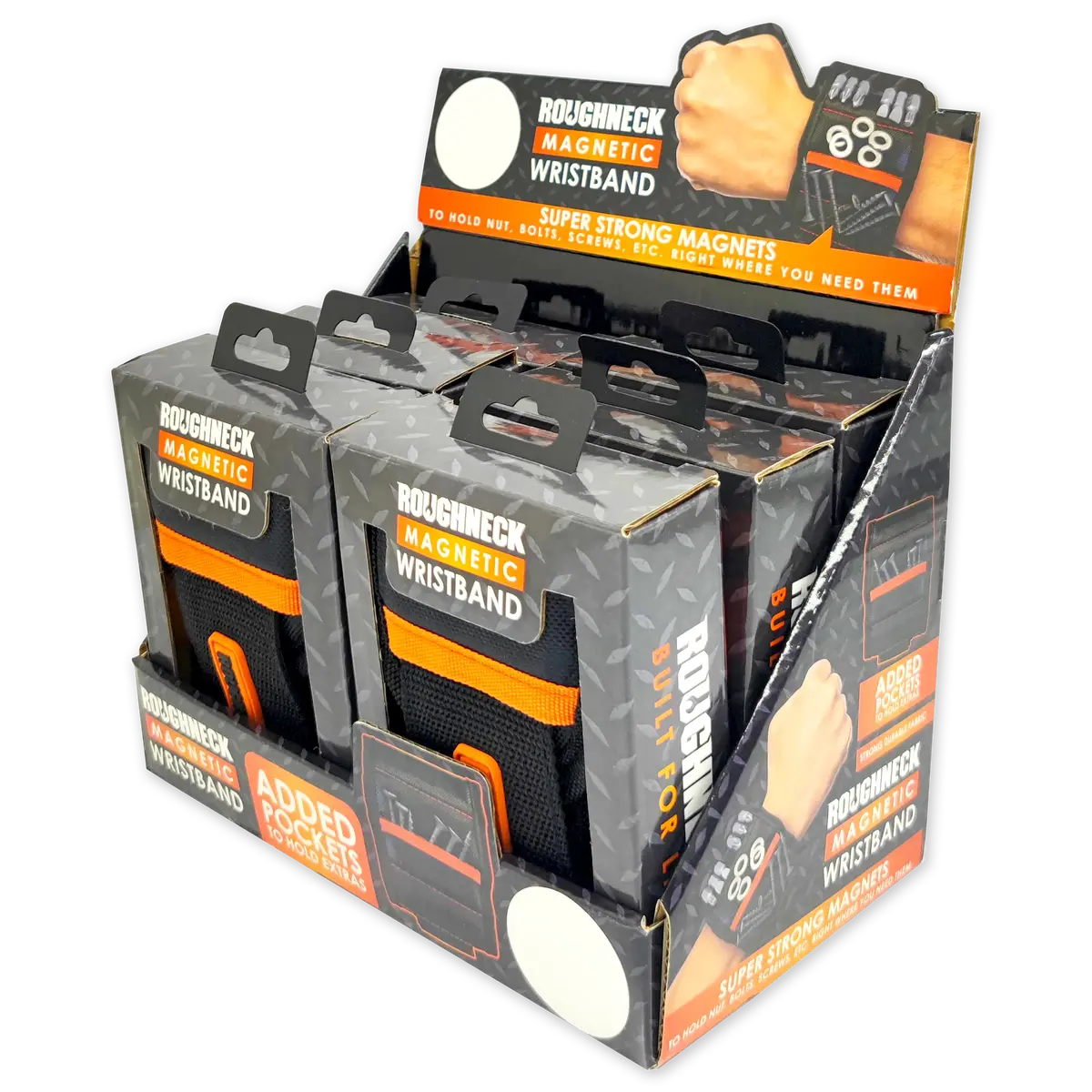 Magnetic Wristband Tool Holder - 6 Pieces Per Retail Ready Display 23863 1