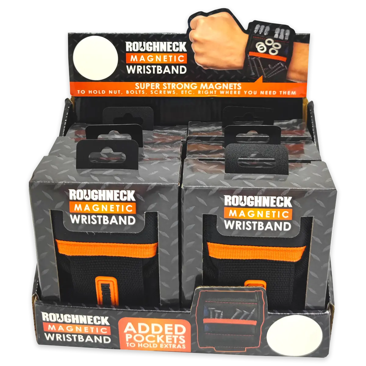 Magnetic Wristband Tool Holder - 6 Pieces Per Retail Ready Display 23863 2