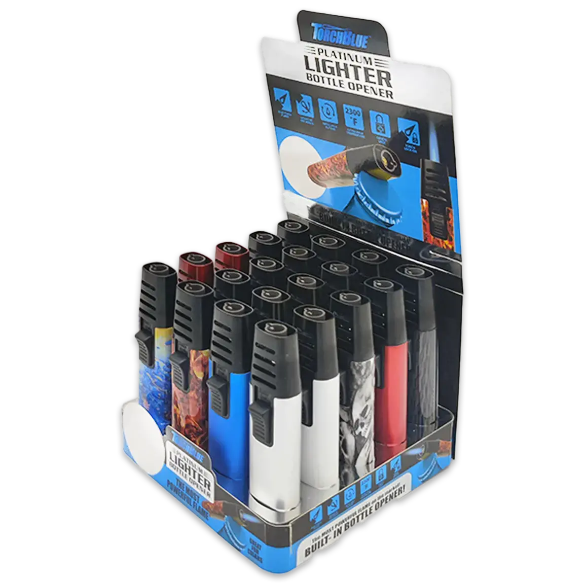 Torch Stick Bottle Opener Lighter - 20 Pieces Per Retail Ready Display 23895 1