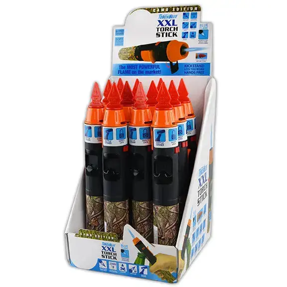 Camo Torch Stick Lighter - 12 Pieces Per Retail Ready Display 23978 1