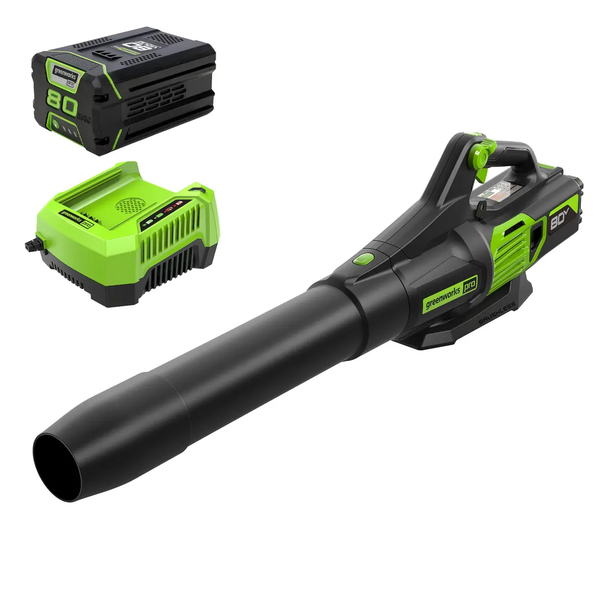 80V 650 Cfm - 145 Mph Leaf Blower, 2.0Ah Battery And Charger Included 1