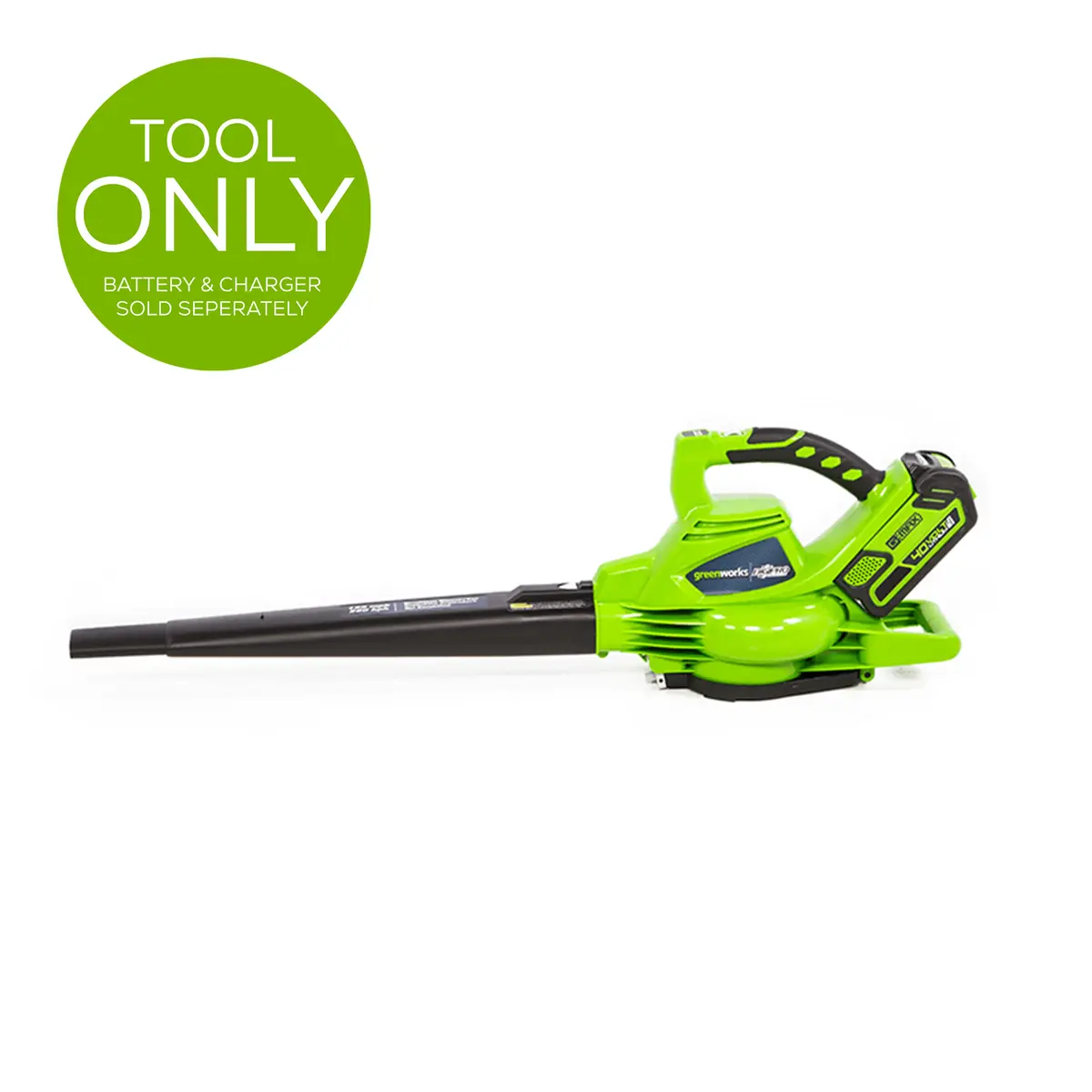 40V 185 Mph - 340 Cfm Brushless Blower / Leaf Vacuum (Tool Only) 1