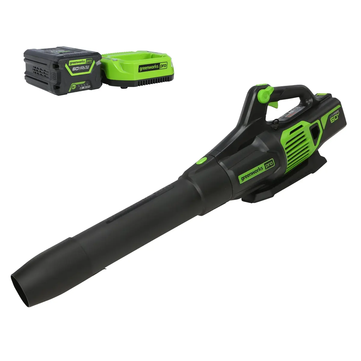 60V 610 Cfm - 130 Mph Cordless Leaf Blower, 2.5Ah Battery & Charger Included 1