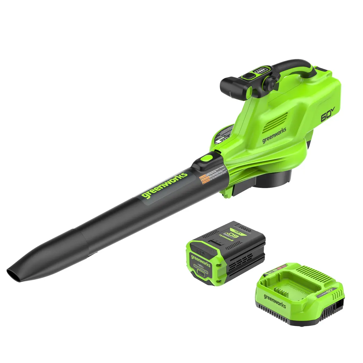 60V 520 Cfm Blower / Leaf Vacuum, 4.0Ah Battery And Charger Included 1