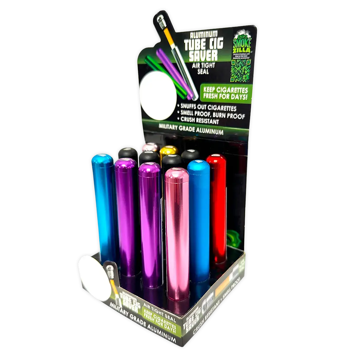 Metal Cigarette Saver Tube - 12 Pieces Per Retail Ready Display 24334 1