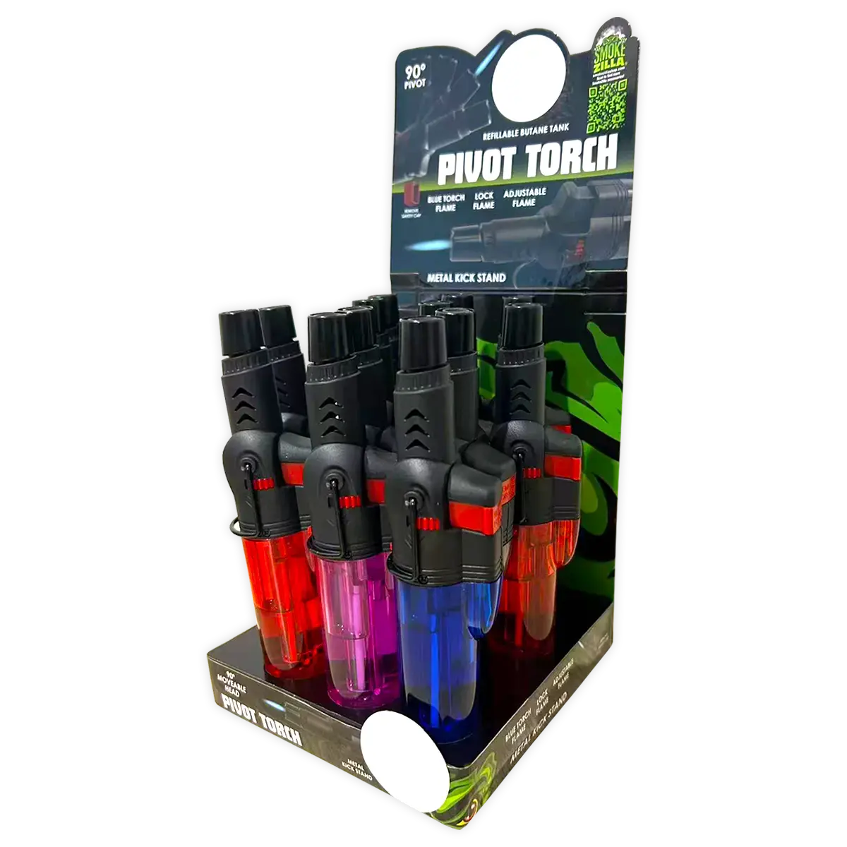 Pivot Head Torch Stick Lighter - 12 Pieces Per Retail Ready Display 24344 1