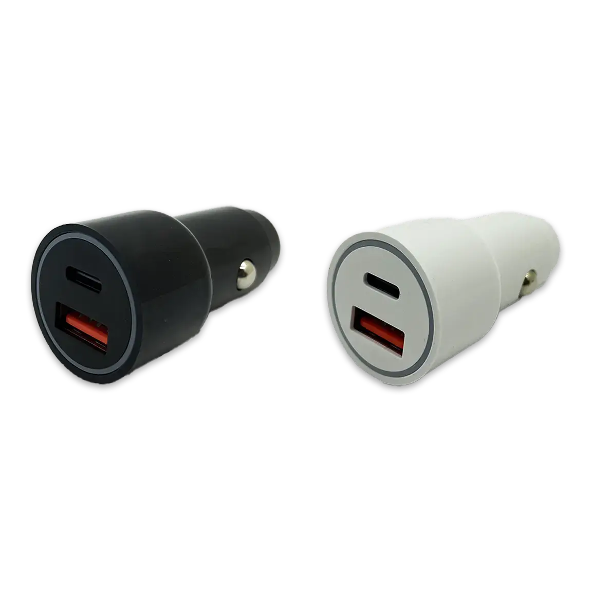 Car Charger Dual Port Usb / Usb-C 20 Watts - 18 Pieces Per Pack 24465 1