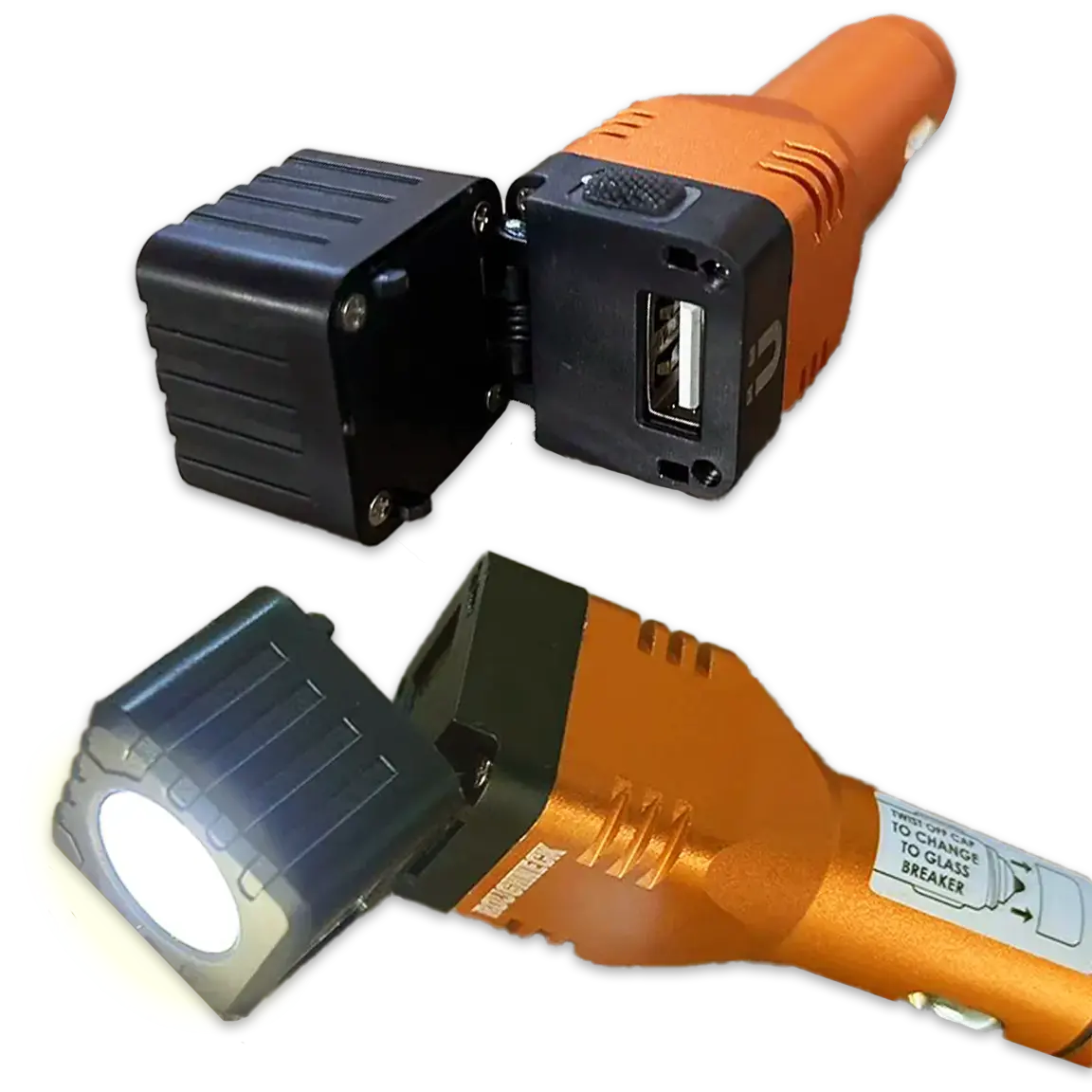 Car Charger Usb Port With Flashlight Multi-Tool 2 Amp - 3 Pieces Per Pack 24591 2