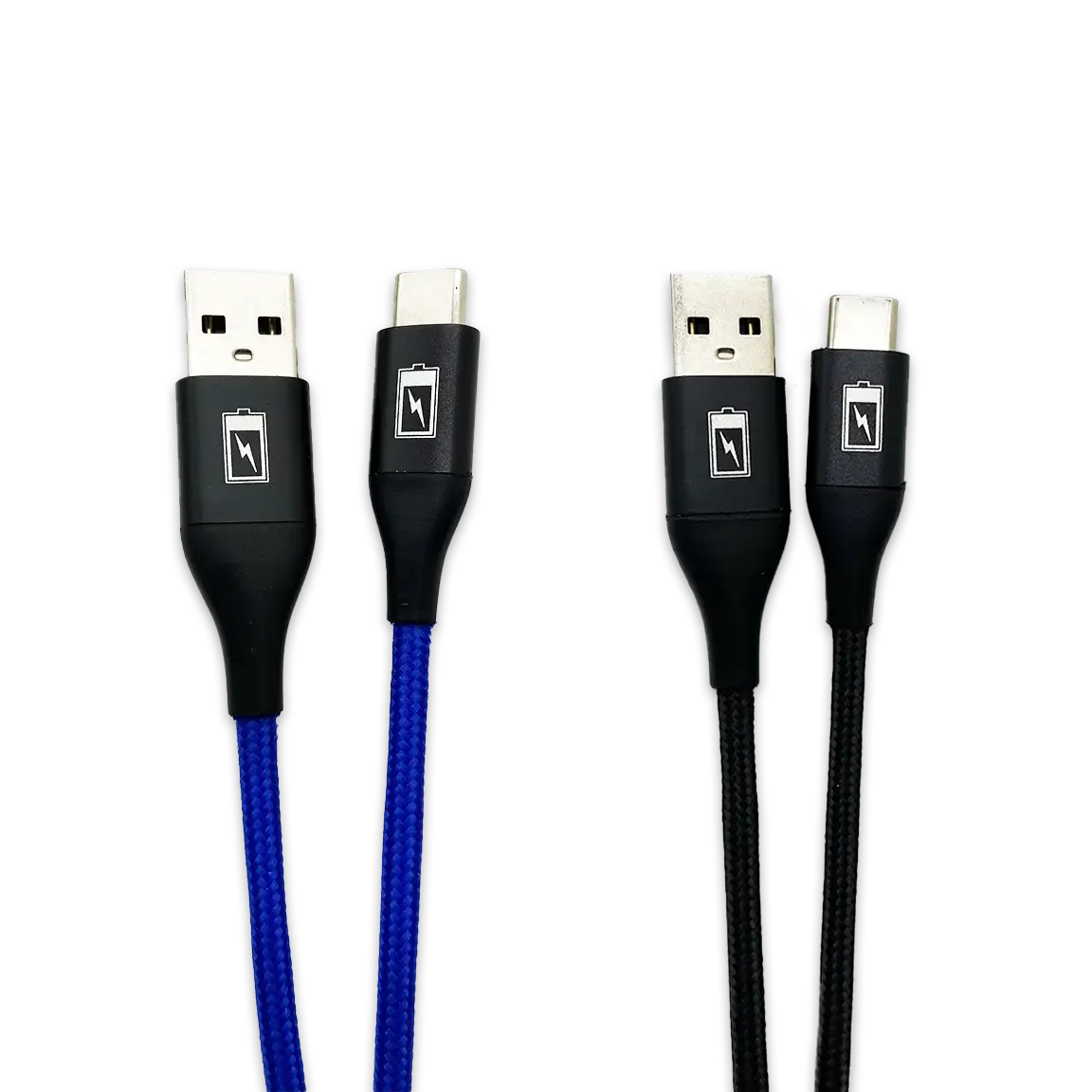 Charging Cable Nylon Braided Usb To Usb-C 4Ft 2.4 Amp - 3 Pieces Per Pack 24616 2
