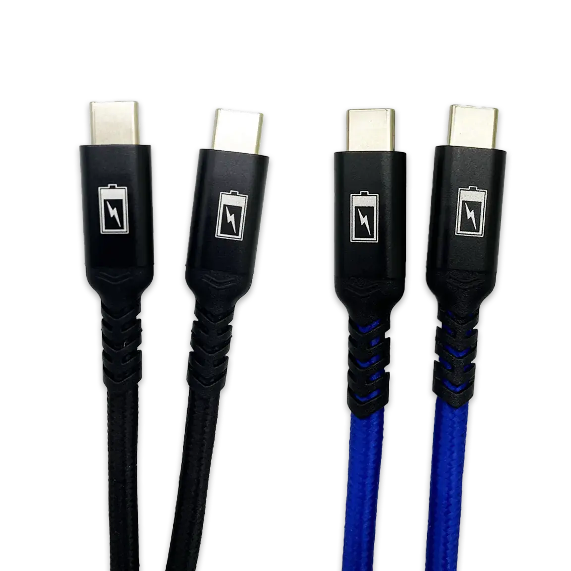 Charging Cable Nylon Braided Usb-C To Usb-C 6Ft - 3 Pieces Per Pack 24619 2