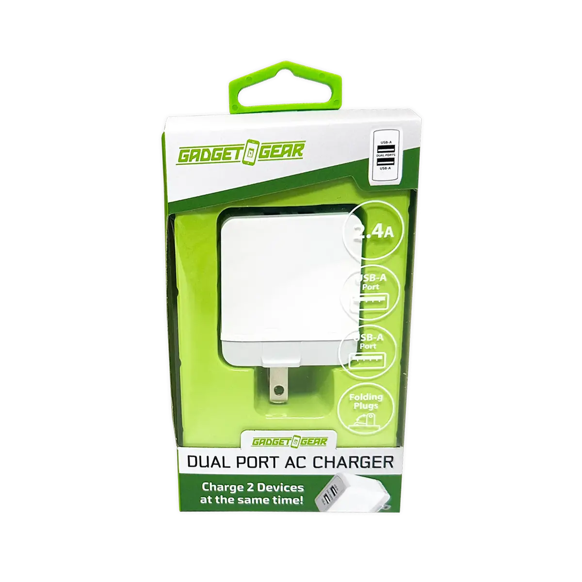 Ac Wall Charger With Dual Usb Port 2.4 Amp - 3 Pieces Per Pack 24629 1