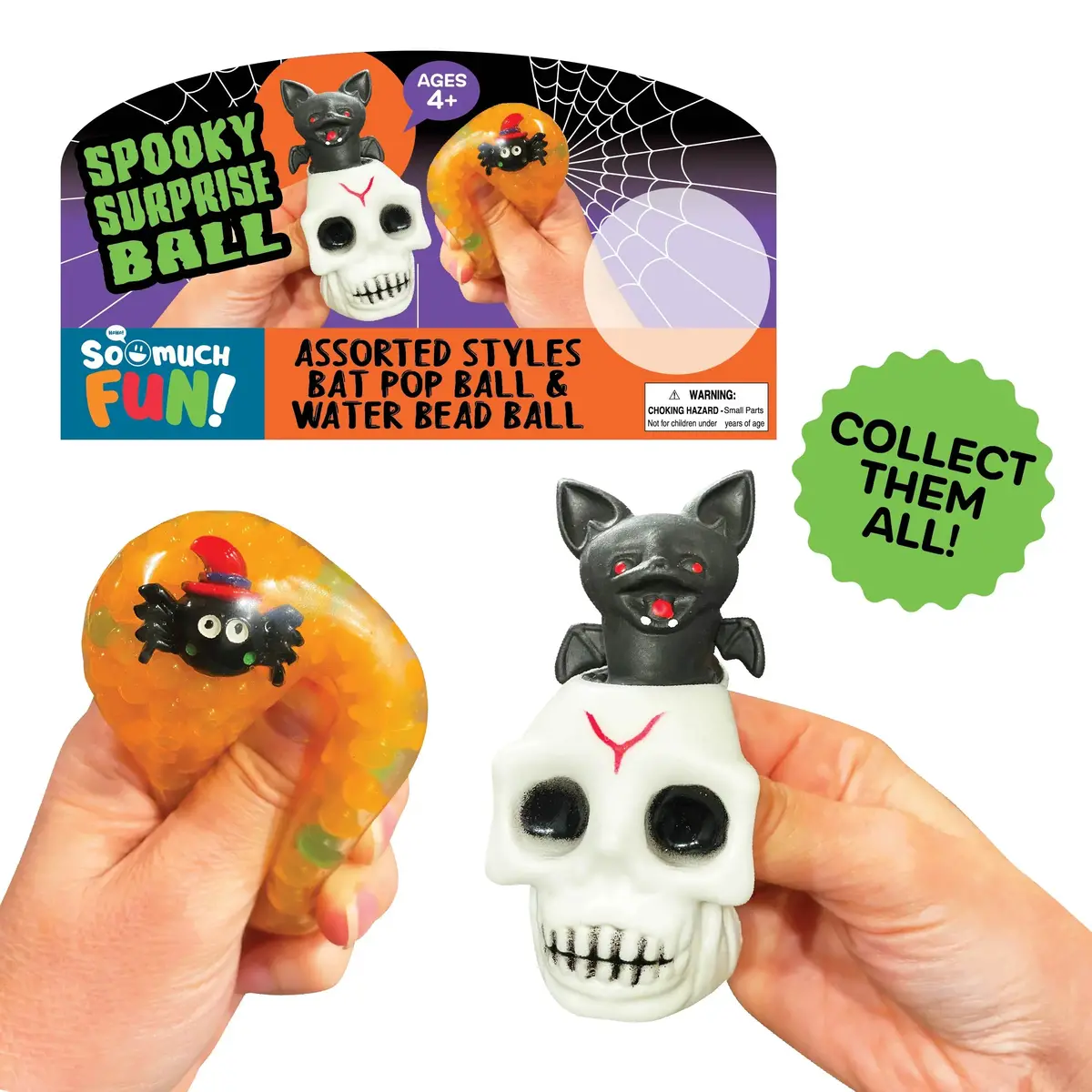 Halloween Squishy Ball Assortment - 12 Pieces Per Pack 24774 1