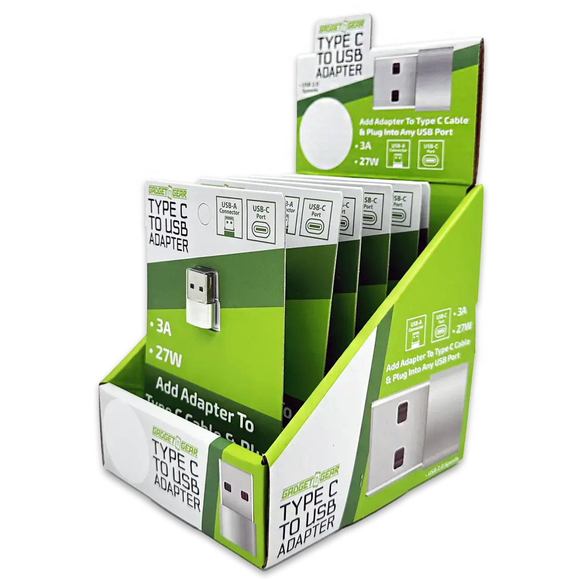 Charging Adapter Usb-C To Usb Converter - 6 Pieces Per Retail Ready Display 24836 1