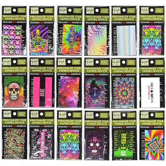 Juul® Vape Wrap Skin-18 Pieces Per Retail Ready Display 24850 2