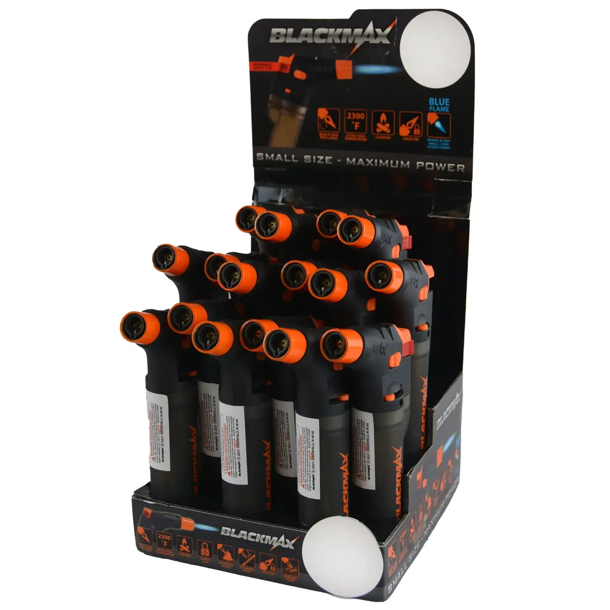Black Max Torch Lighter - 16 Pieces Per Retail Ready Display 24920 1