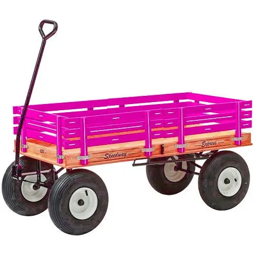 24″ X 48″ (Pink) 630 Speedway Express Hd Wagon W/ Brakes 1200 # 1