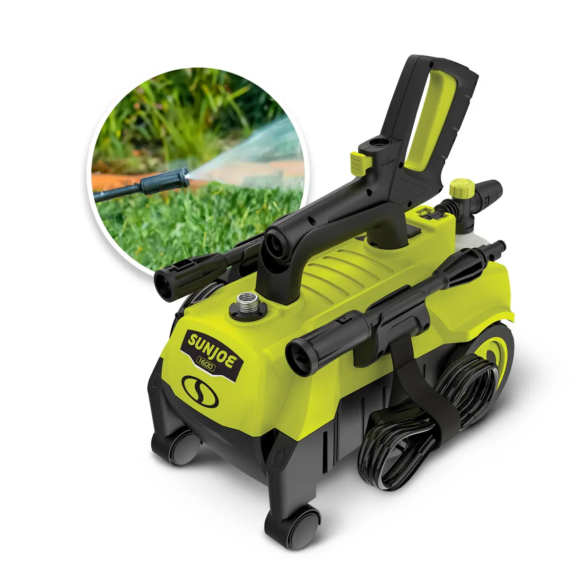 Sun Joe Spx3160 Electric Pressure Washer | 11-Amp | Ultra-Portable | 360º Rotating Wheels 1