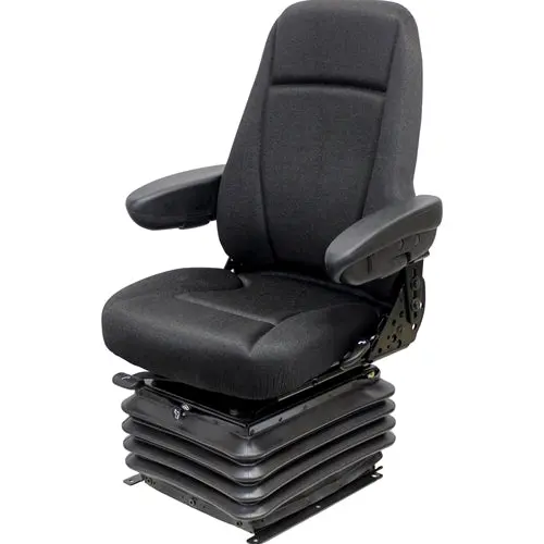 24V Heavy Duty Excavator / Dump Truck Seat W/ Air Suspension 1
