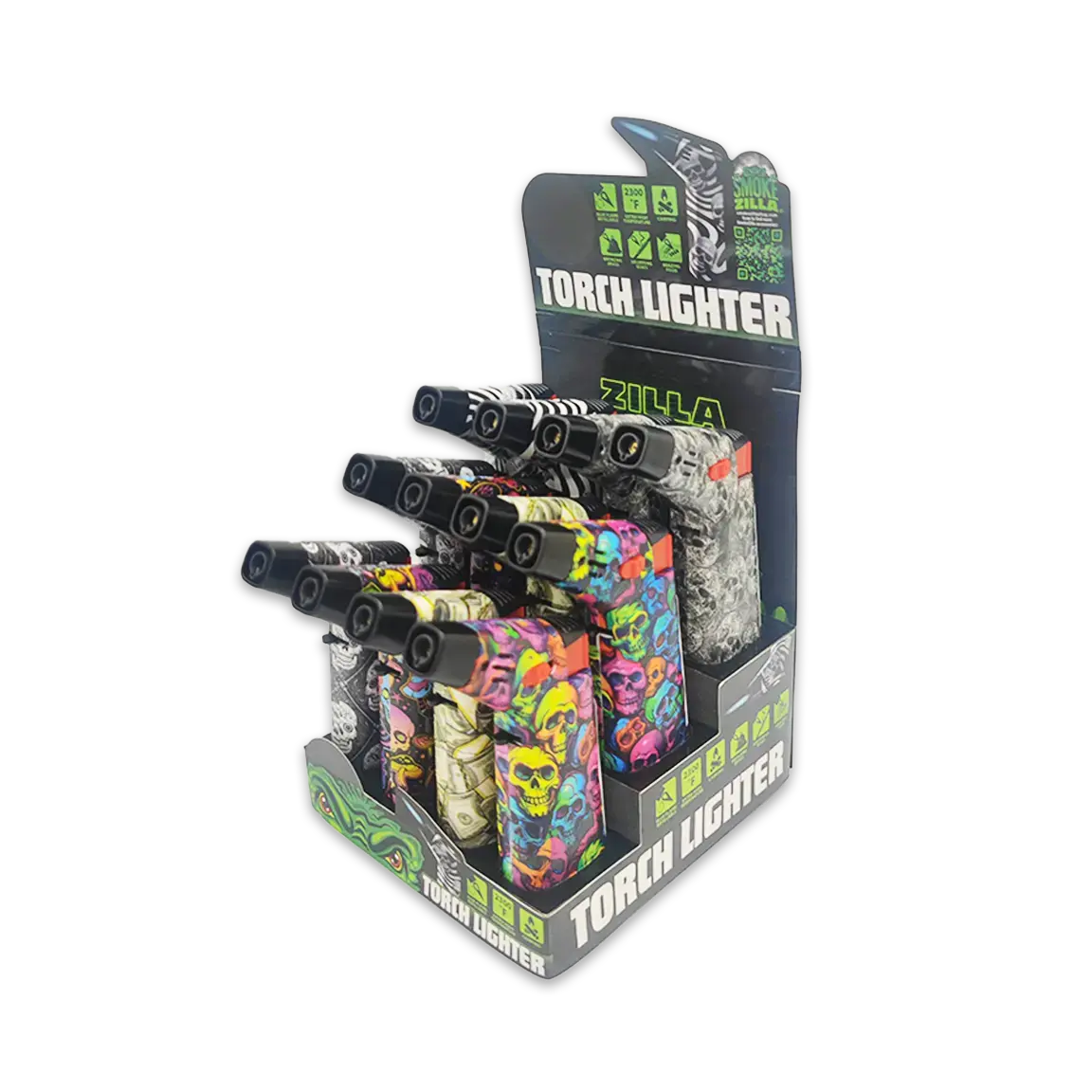 Zinc Torch Lighter - 12 Pieces Per Retail Ready Display 25044 1