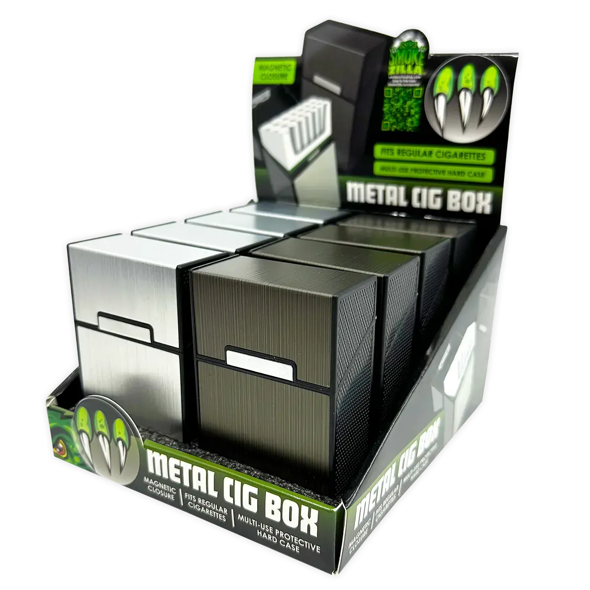 Metal Cigarette Box - 8 Pieces Per Retail Ready Display 25061 1