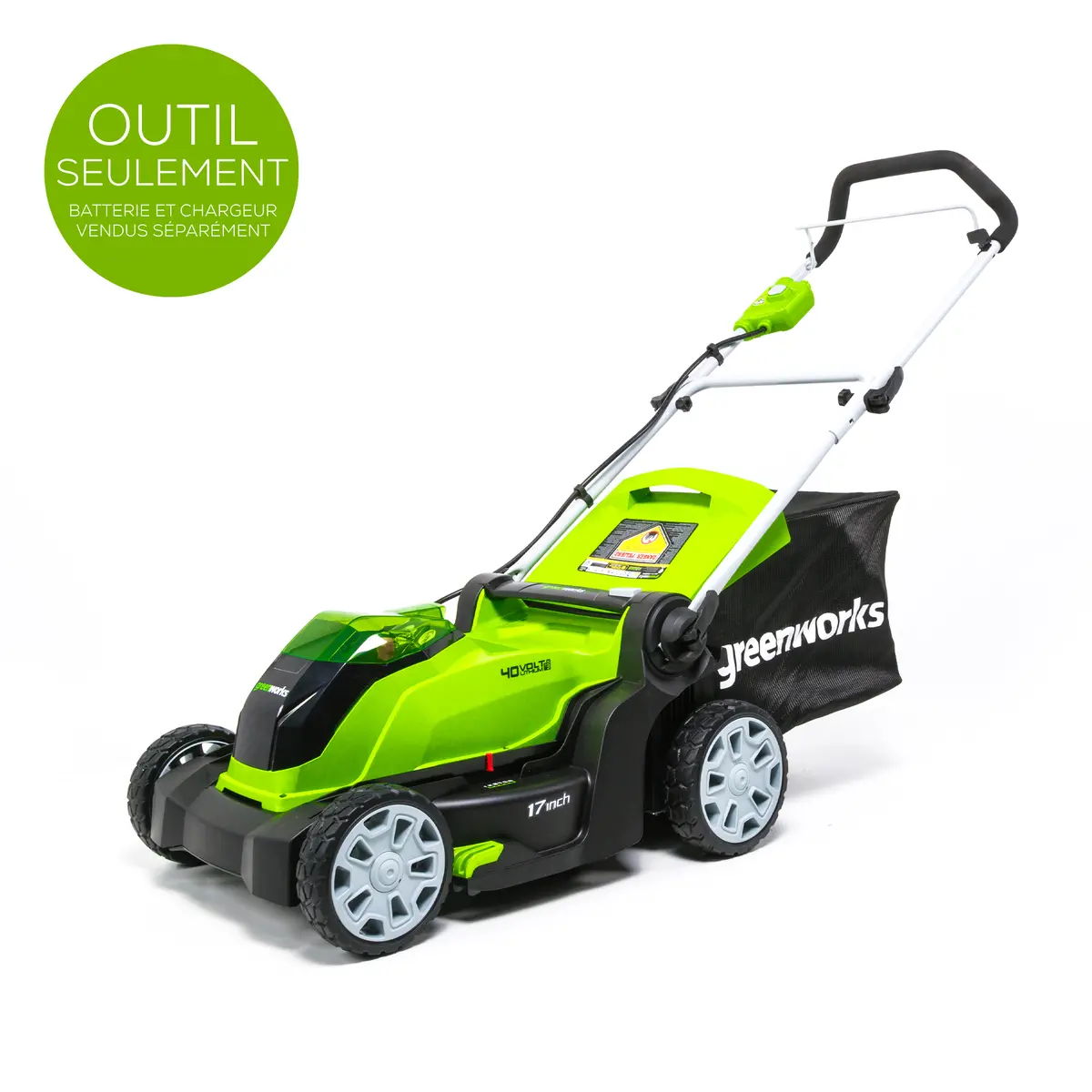 Greenworks 40V 17" Push Lawn Mower (Tool Only) 2
