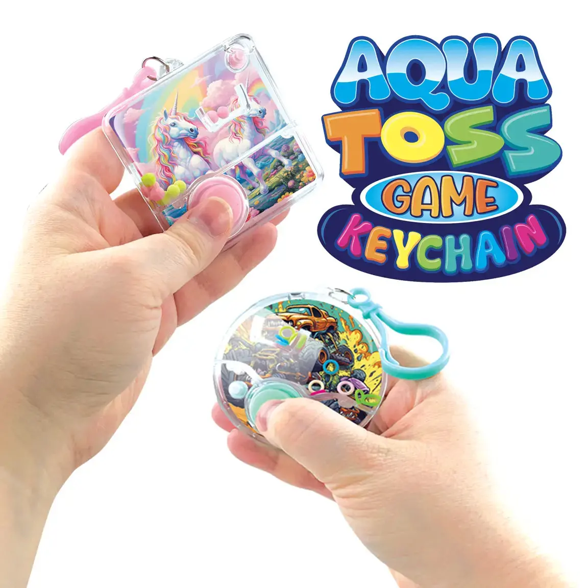 Aqua Ring Water Toss Game Keychain - 12 Pieces Per Retail Ready Display 25068 2