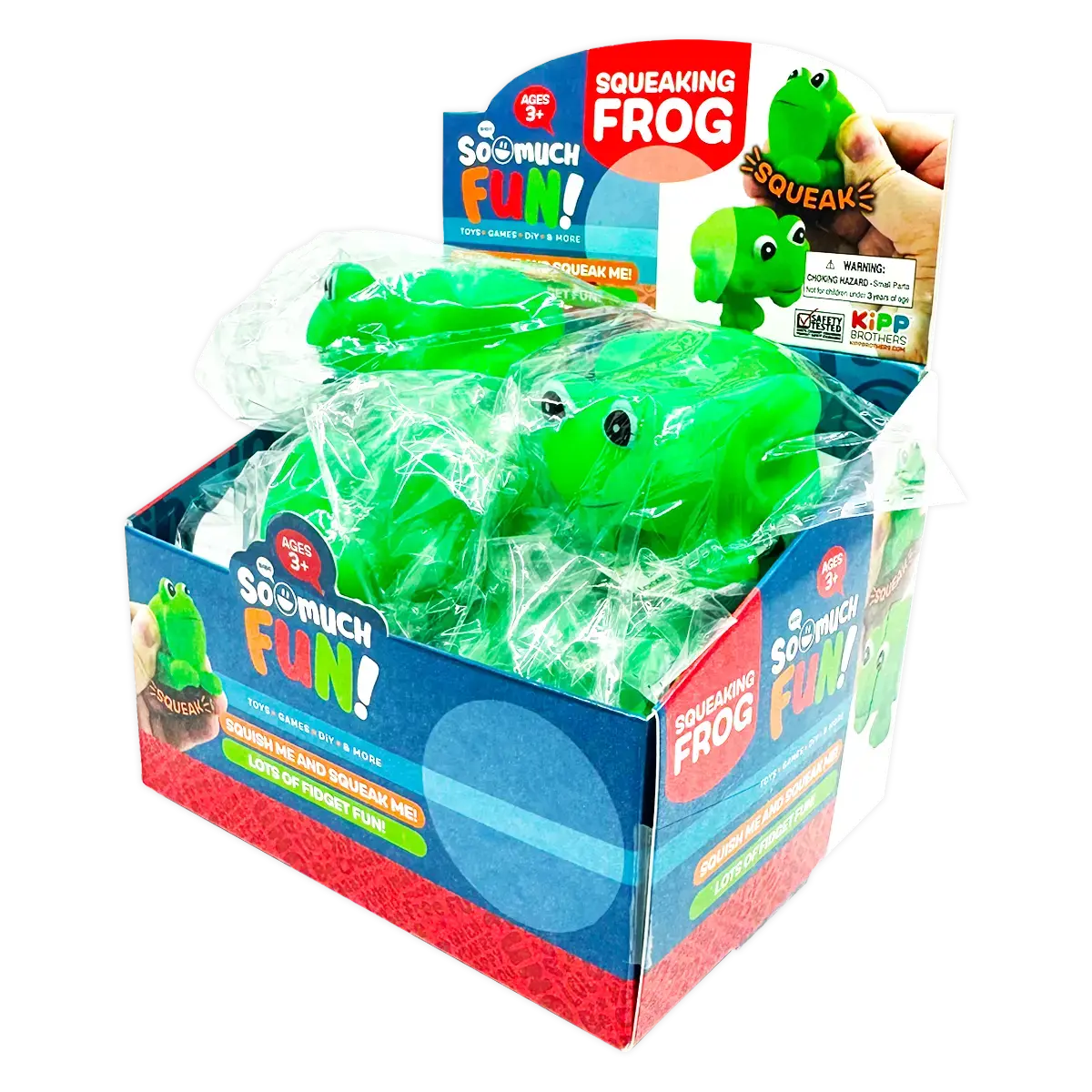 Squeaking Frog - 12 Per Retail Ready Display 25109 1
