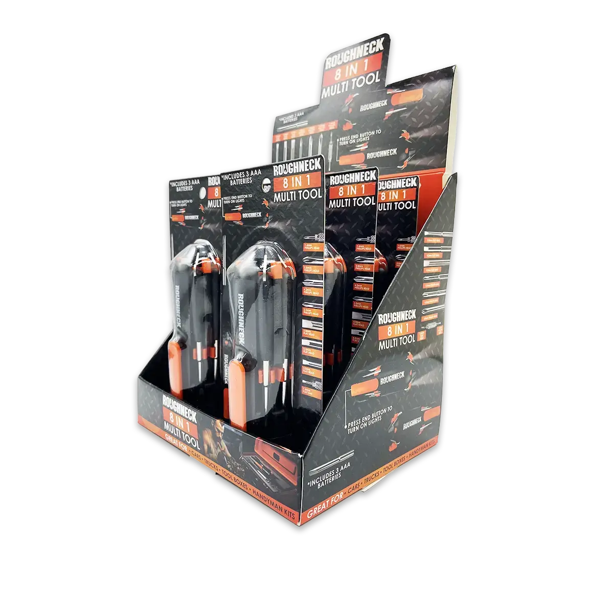 Multi-Tool 8-In-1 With Lights - 6 Pieces Per Retail Ready Display 25116 1