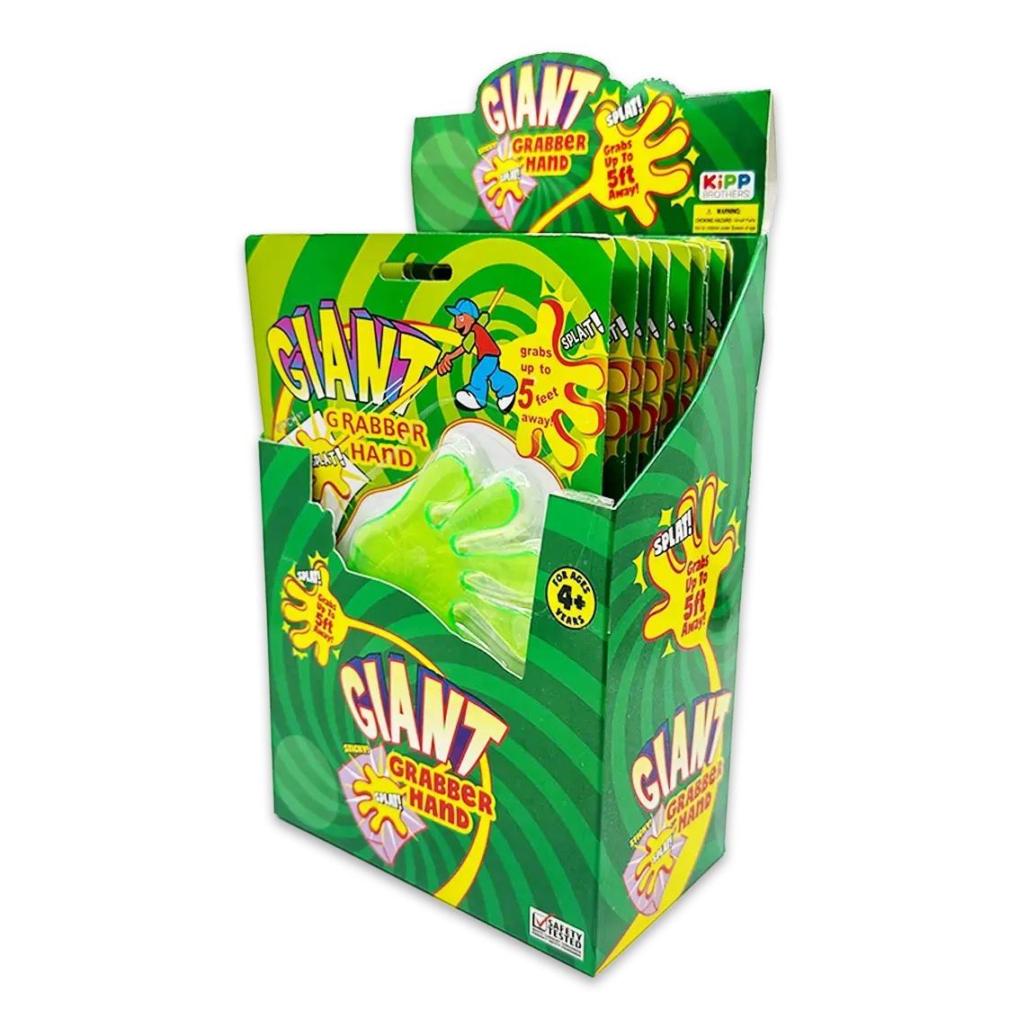 Giant Sticky Grabber Hand - 12 Pieces Per Retail Ready Display 25151 1