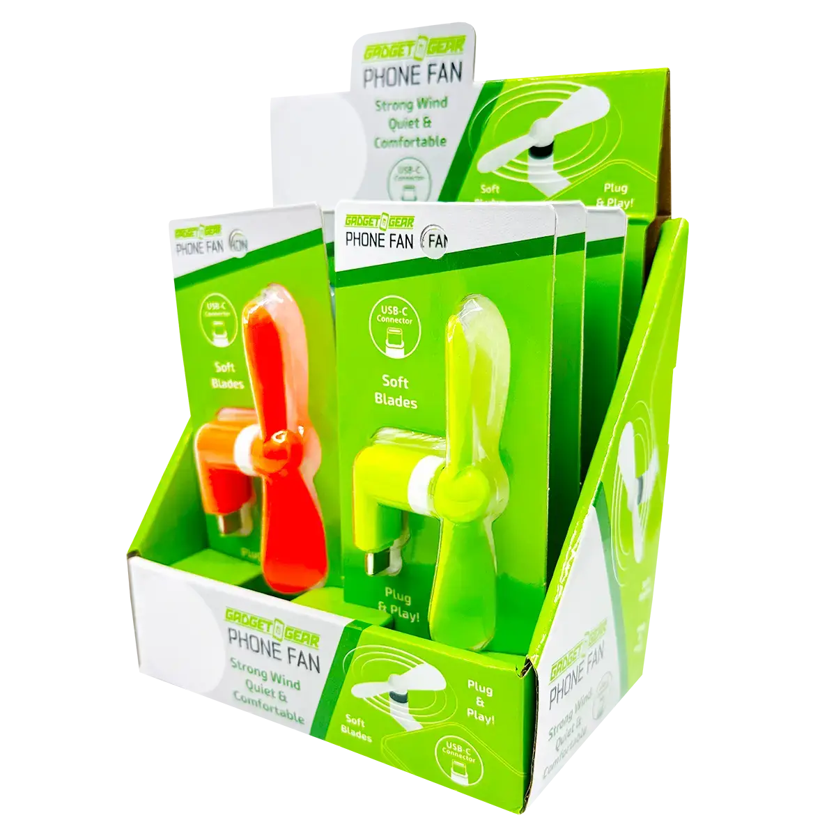 Usb-C Phone Fan Attachment - 6 Pieces Per Retail Ready Display 25225 1