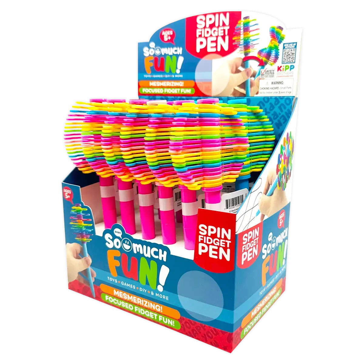 Spin Fidget Pen - 12 Pieces Per Retail Ready Display 25262 1