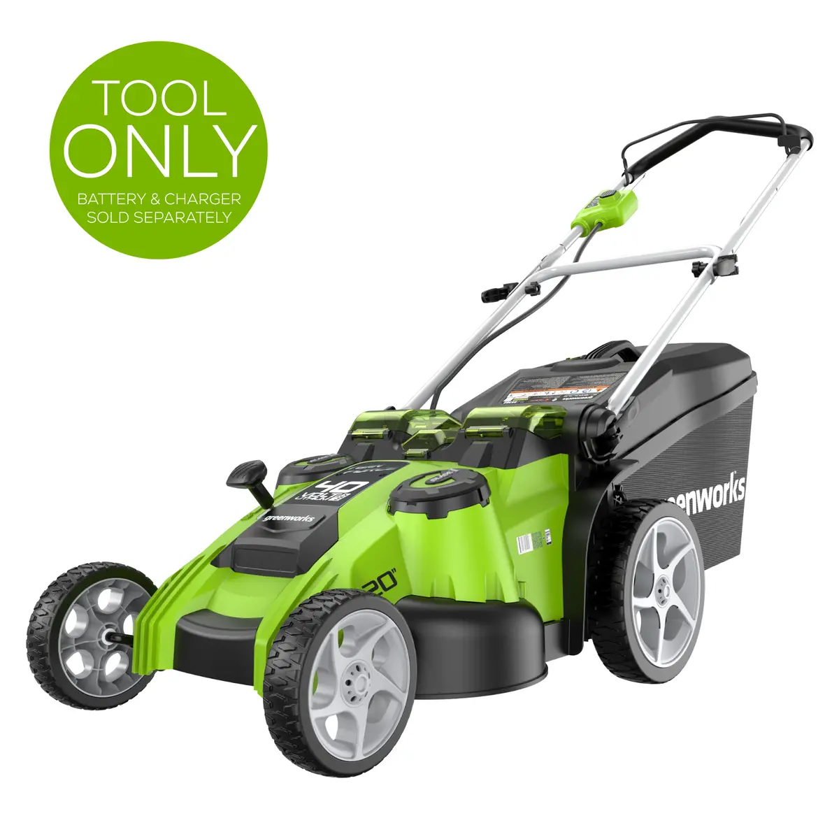 40V 20" Dual Blade Lawn Mower (Tool Only) 1