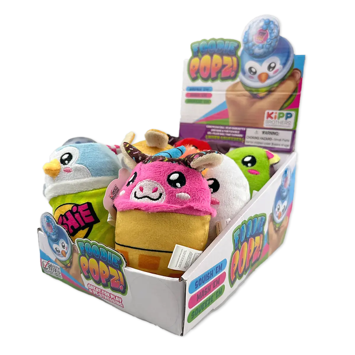 Foodie Popz Squeeze Toy - 6 Pieces Per Retail Ready Display 25320 1