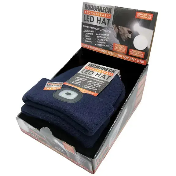 Roughneck Led Light Hat - 6 Pieces Per Retail Ready Display 25395 1