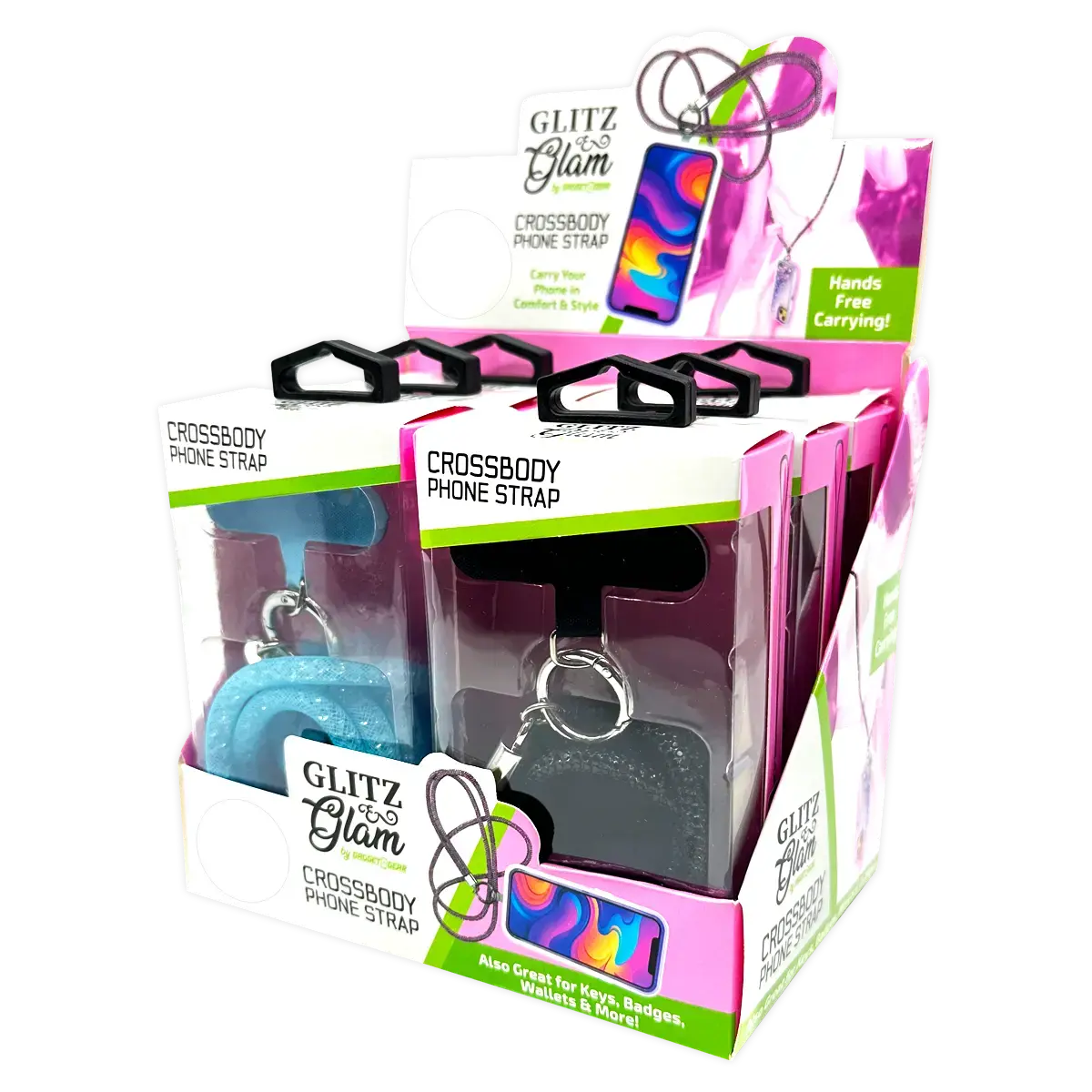 Crossbody Phone Strap Necklace - 6 Pieces Per Retail Ready Display 25398 1