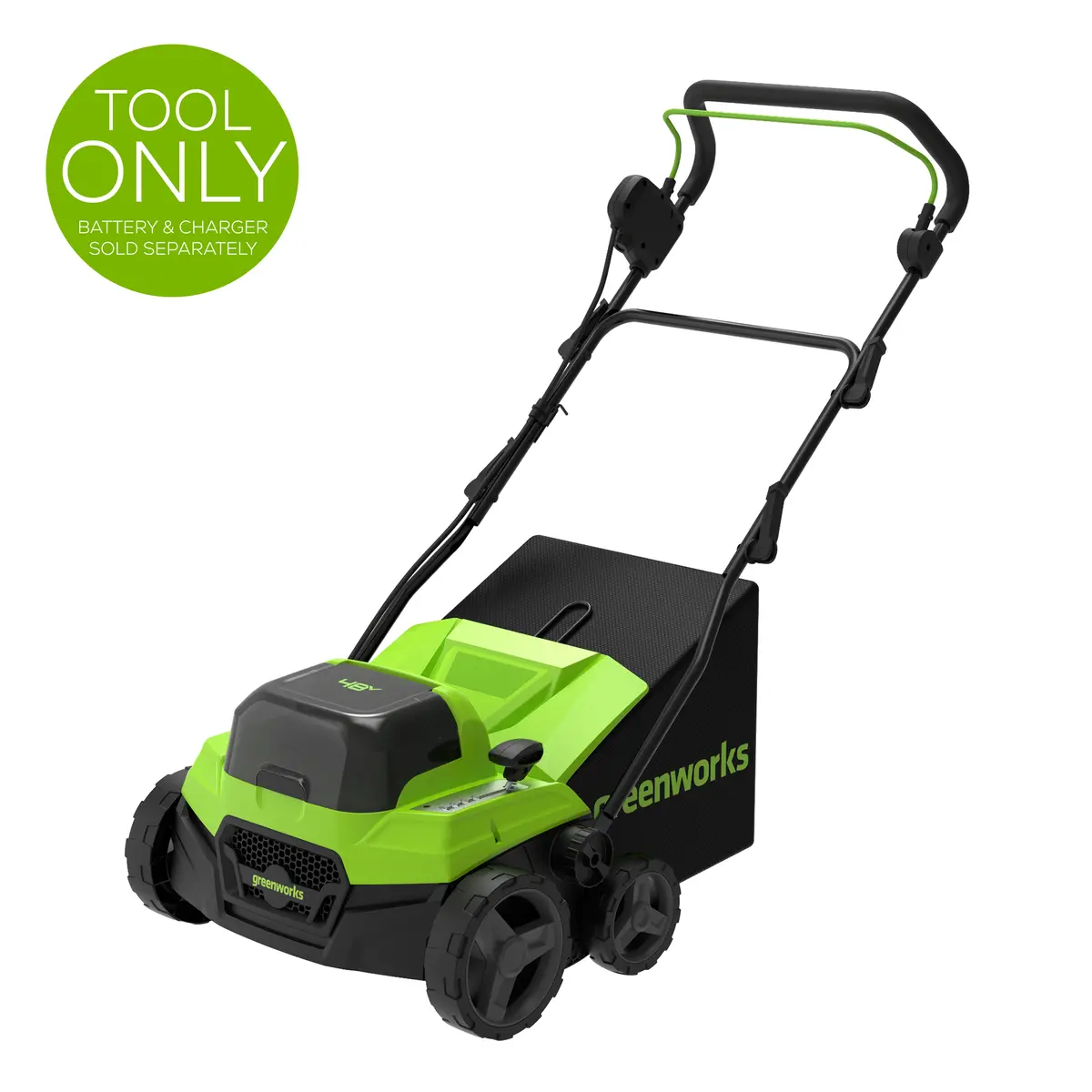 48V (24V X 2) 15" Brushless Dethatcher / Scraifier (Tool Only) 1